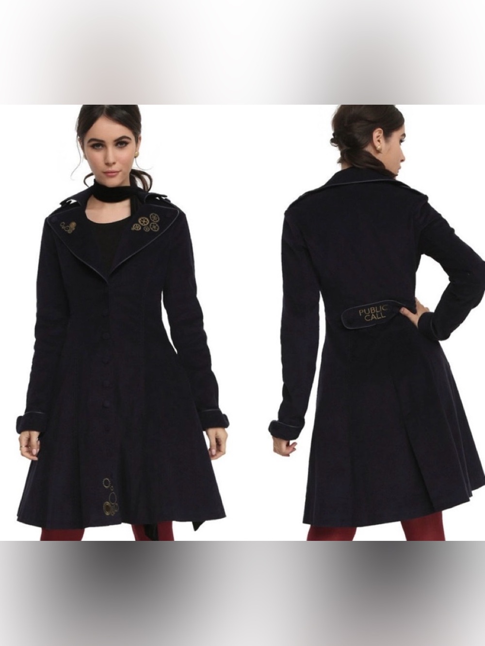 Doctor Who TARDIS Coat Plus Size Size 2XL XXL Hot Topic Exclusive